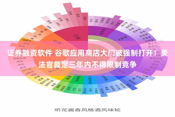 证券融资软件 谷歌应用商店大门被强制打开！美法官裁定三年内不得限制竞争